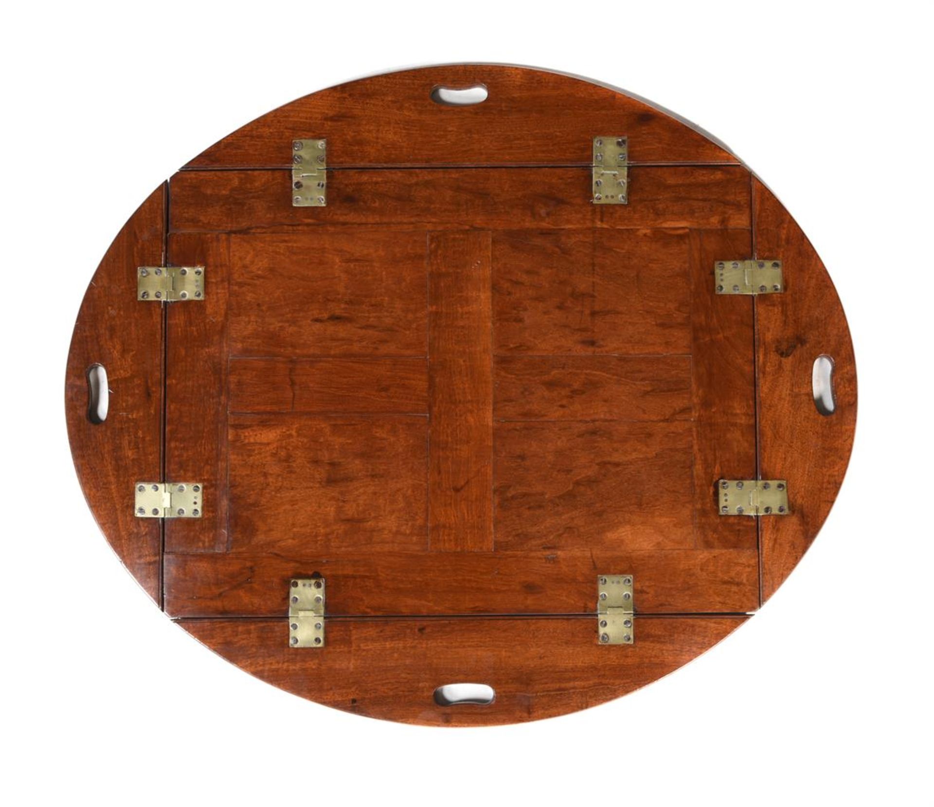 A GEORGE III MAHOGANY BUTLER'S TRAY ON STAND, CIRCA 1780 - Bild 2 aus 4