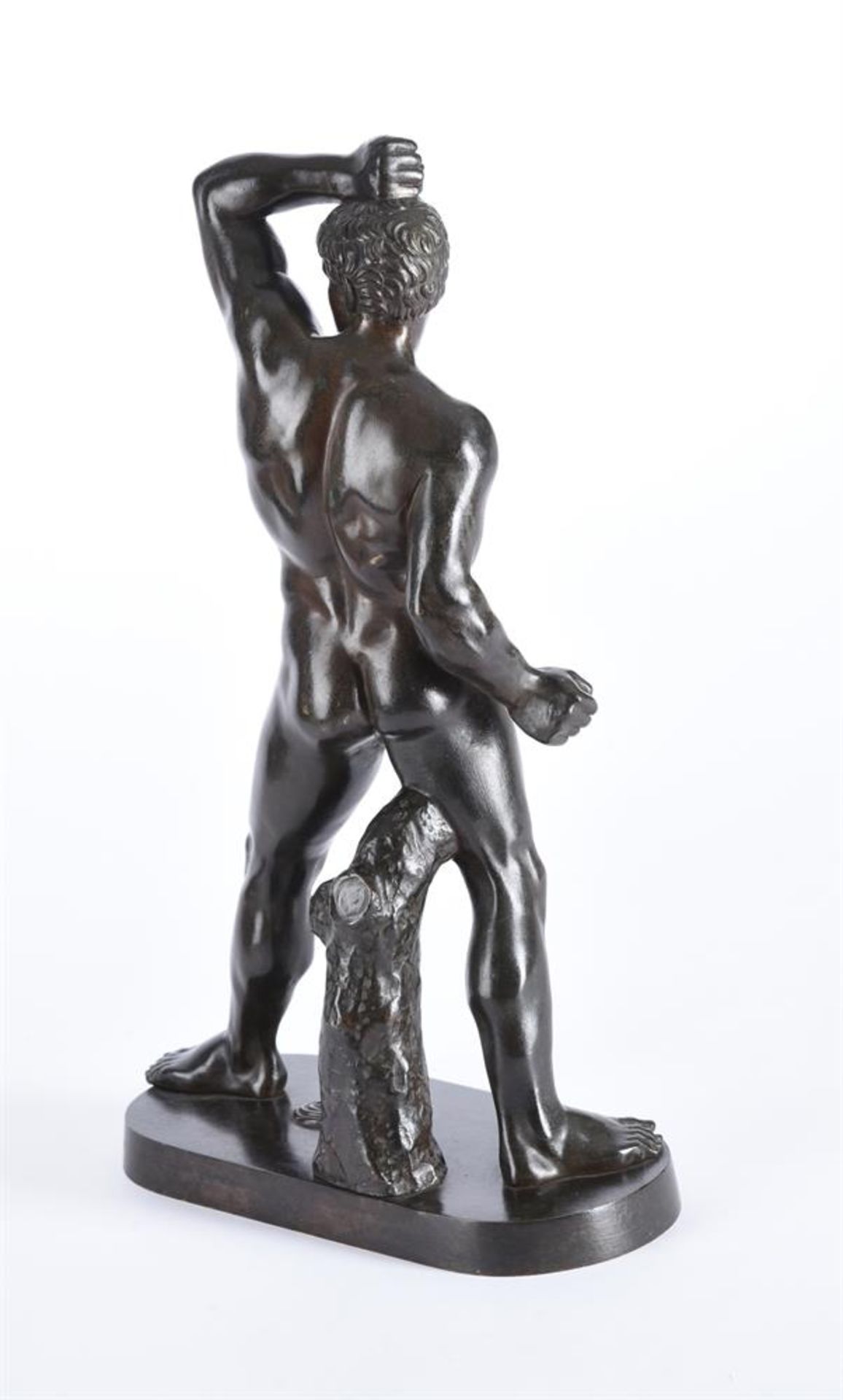 AFTER ANTONIO CANOVA (ITALIAN, 1757-1822), A BRONZE MODEL OF THE PUGILIST CREUGAS, ITALIAN - Bild 2 aus 2