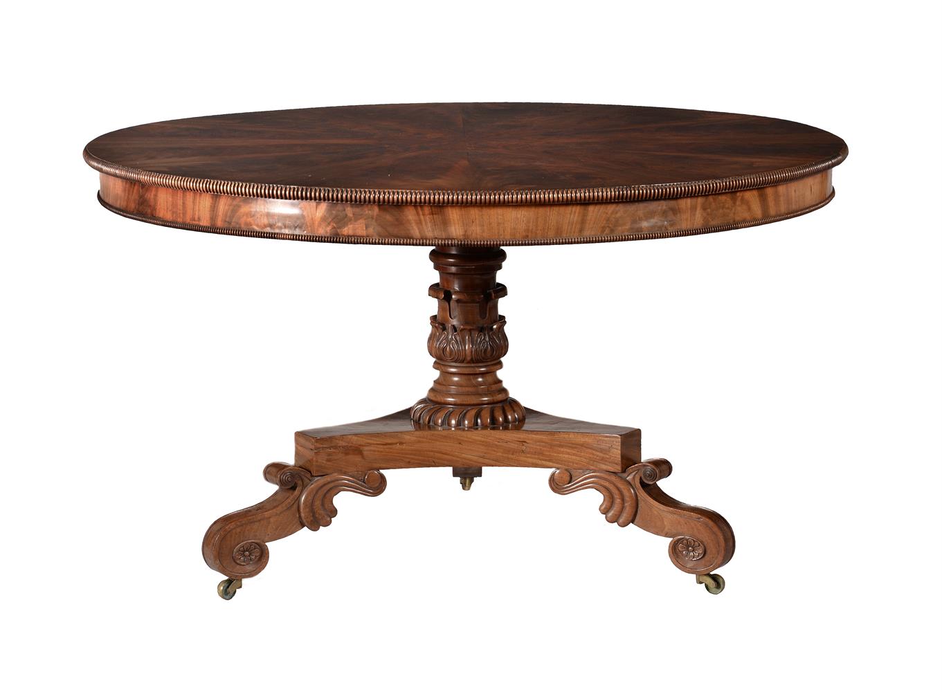 A GEORGE IV MAHOGANY CENTRE TABLE, CIRCA 1825 - Image 4 of 4