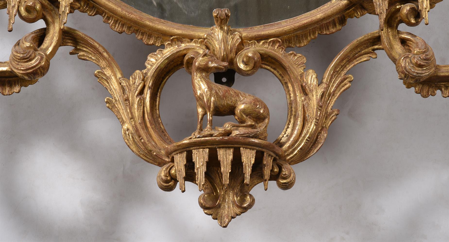 A PAIR OF GEORGE III CARVED GILTWOOD WALL MIRRORS, CIRCA 1765 - Image 4 of 7