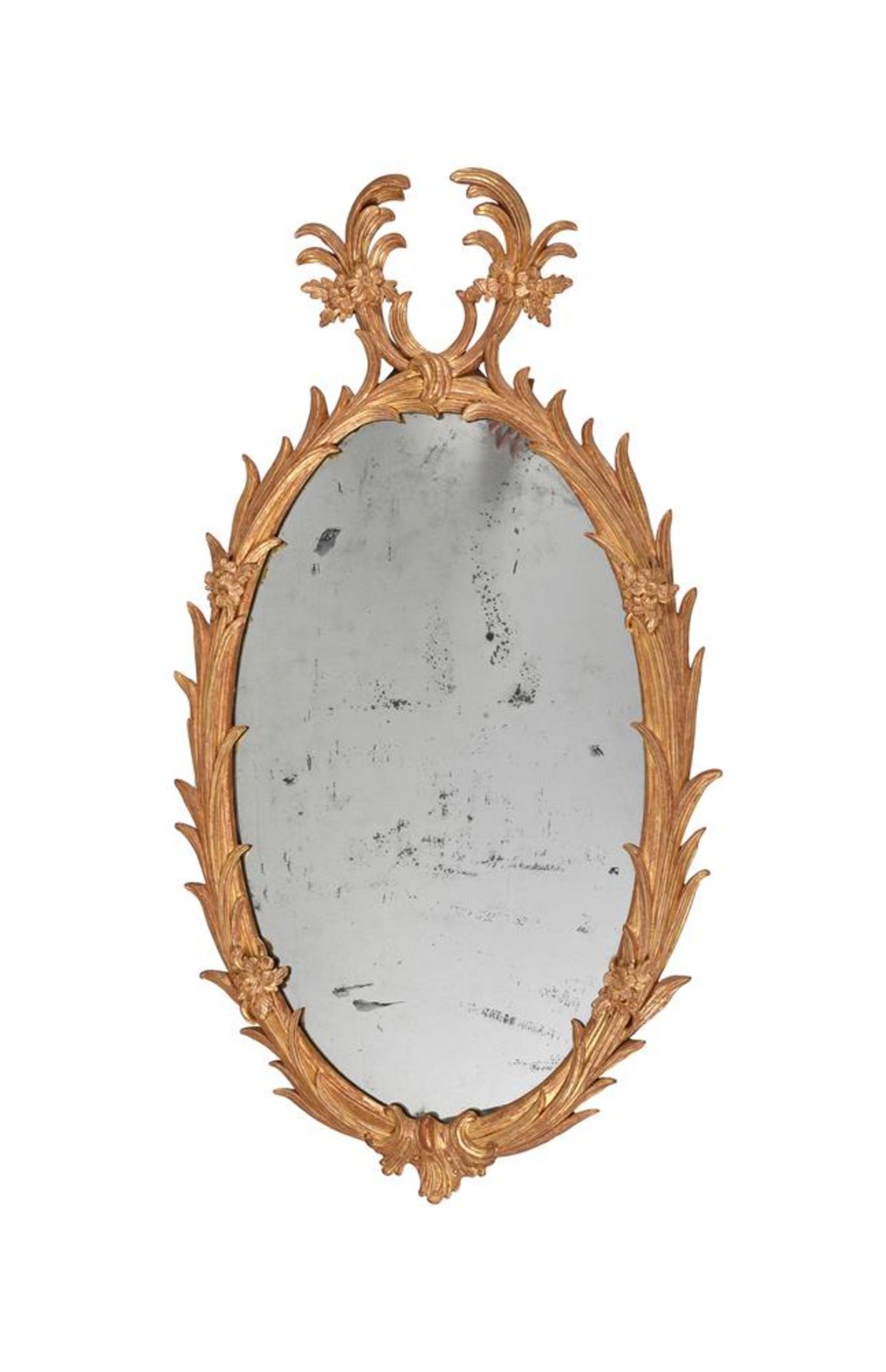 A PAIR OF GEORGE II GILTWOOD WALL MIRRORS, IN THE MANNER OF JOHN LINNELL, CIRCA 1755 - Image 9 of 12