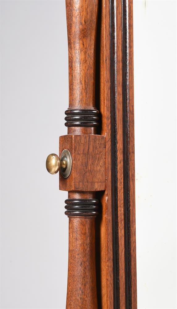 A REGENCY MAHOGANY AND EBONISED CHEVAL MIRROR, ATTRIBUTED TO GILLOWS, CIRCA 1815 - Image 3 of 6