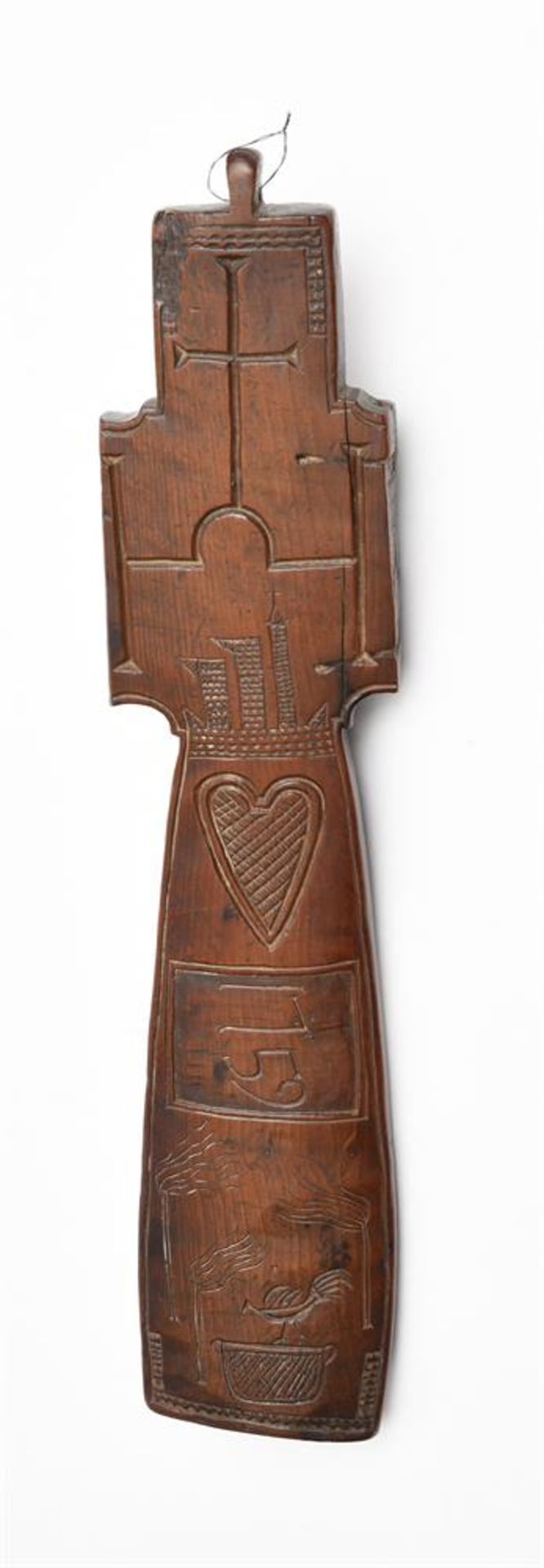 AN IRISH CARVED PENAL CROSS, DATED 1759 - Bild 3 aus 3