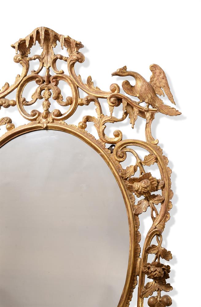 A PAIR OF GEORGE III CARVED GILTWOOD WALL MIRRORS, CIRCA 1765 - Image 2 of 7