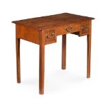 AN UNUSUAL GEORGE III FRUITWOOD SIDE TABLE, CIRCA 1800