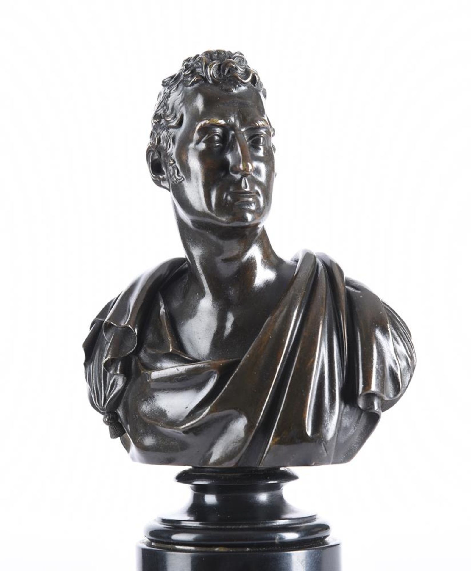 AFTER FRANCIS CHANTREY (1781-1841), BRONZE BUST OF ARTHUR WELLESLEY, 1ST DUKE OF WELLINGTON - Bild 2 aus 3