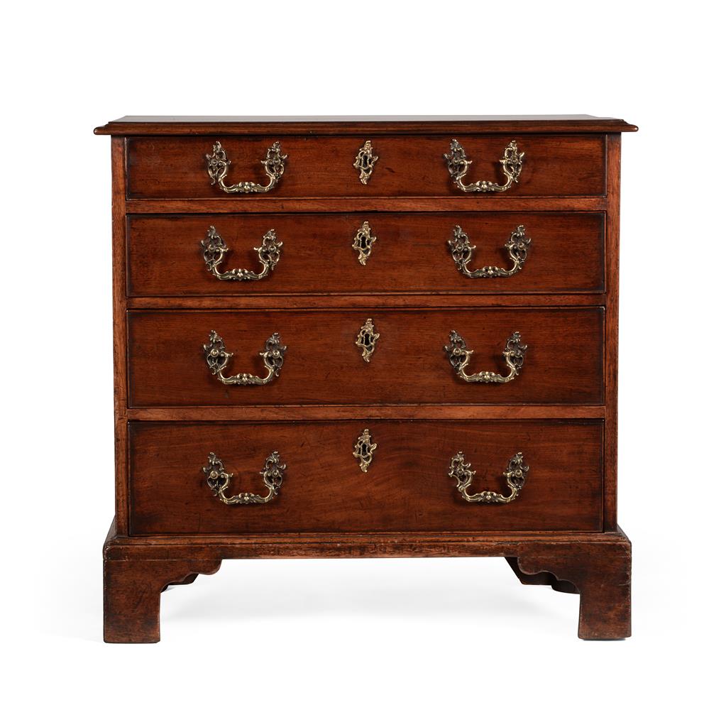 A GEORGE III MAHOGANY CHEST OF DRAWERS, IN THE MANNER OF THOMAS CHIPPENDALE, CIRCA 1770