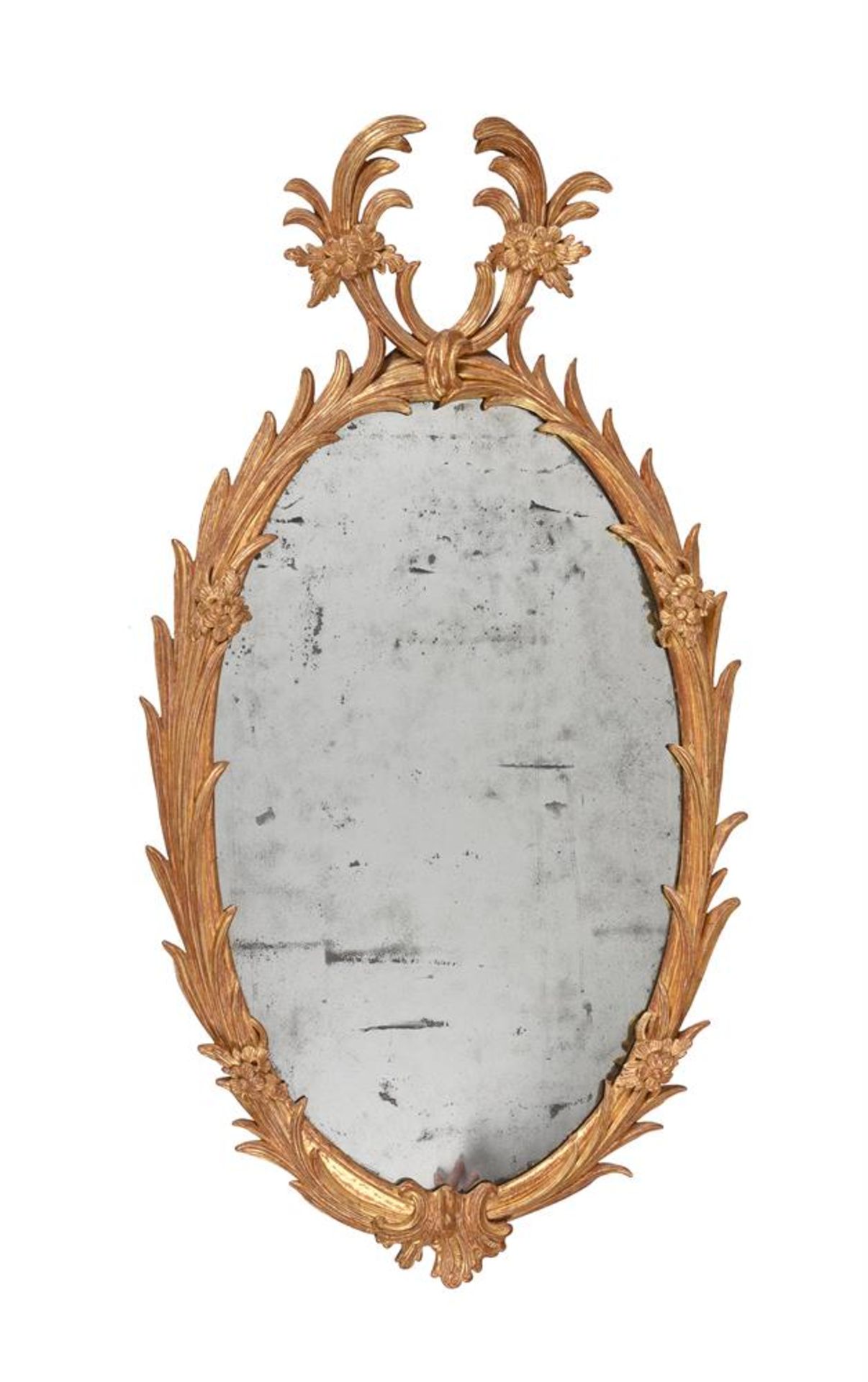 A PAIR OF GEORGE II GILTWOOD WALL MIRRORS, IN THE MANNER OF JOHN LINNELL, CIRCA 1755 - Image 8 of 12