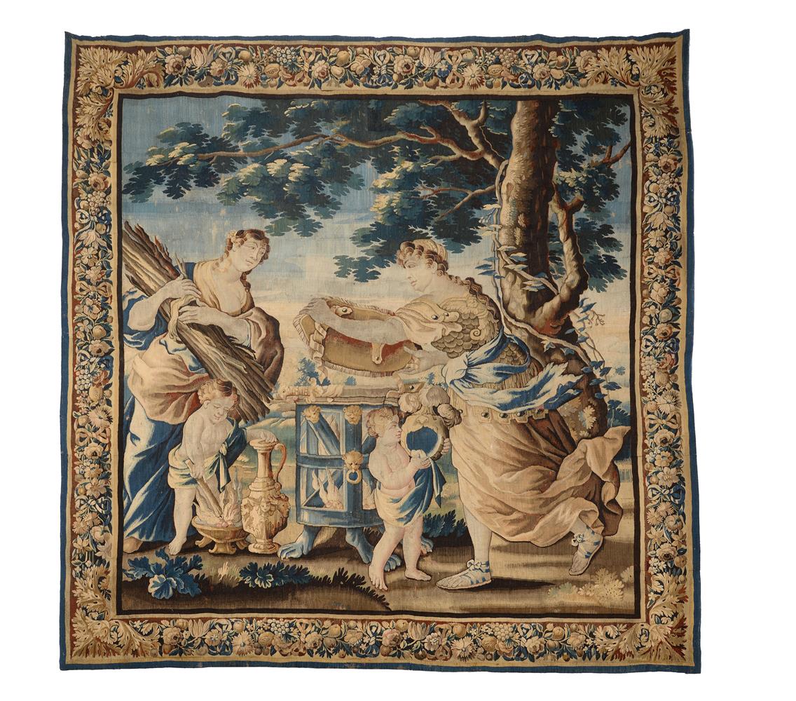 A FLEMISH MYTHOLOGICAL TAPESTRY EARLY, 18TH CENTURY