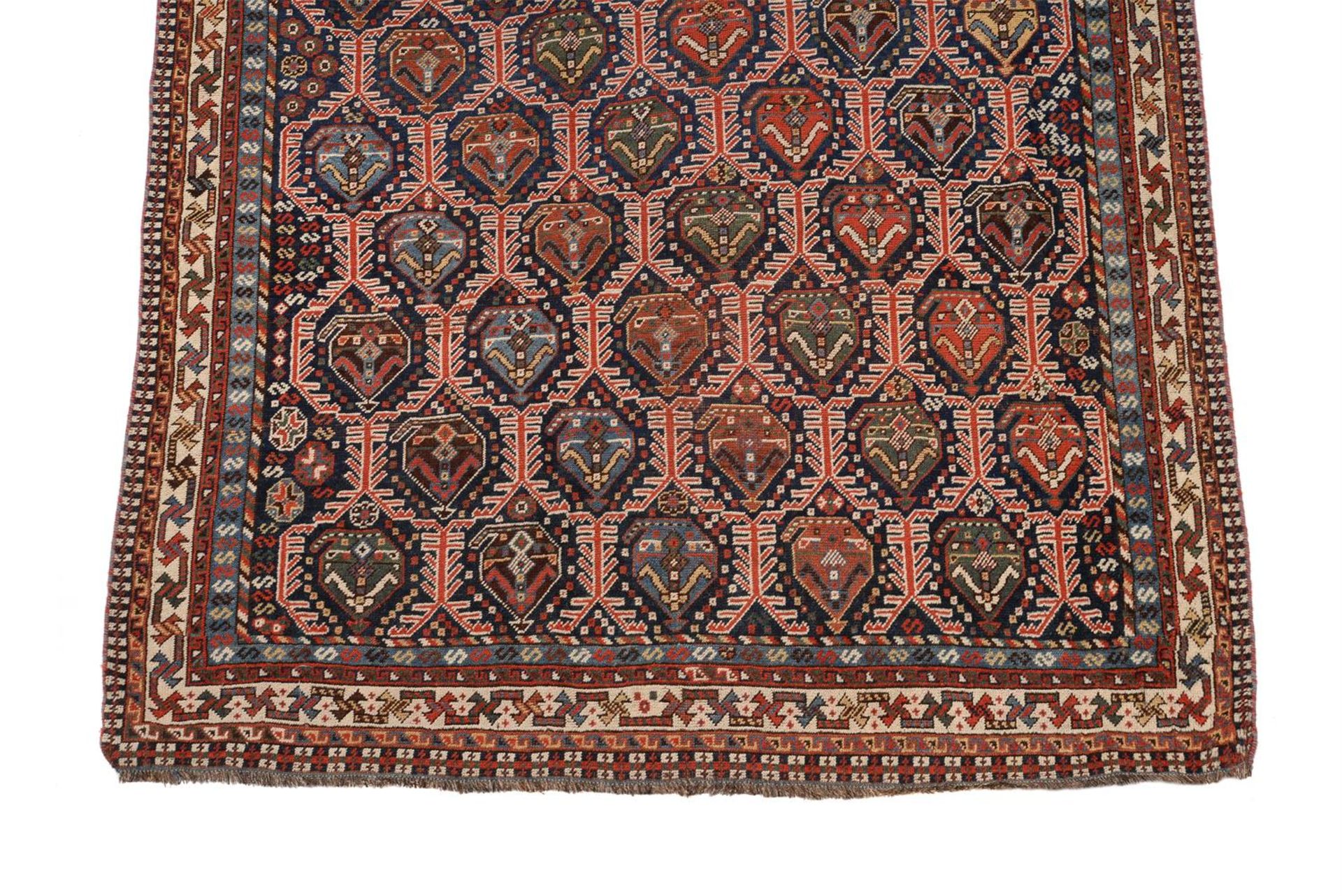 AN AFSHAR RUG, approximately 254 x 157cm - Image 2 of 3