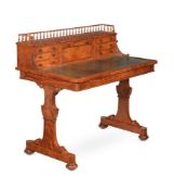 Y A GEORGE IV SATINWOOD WRITING TABLE, ATTRIBUTED TO GILLOWS, CIRCA 1830