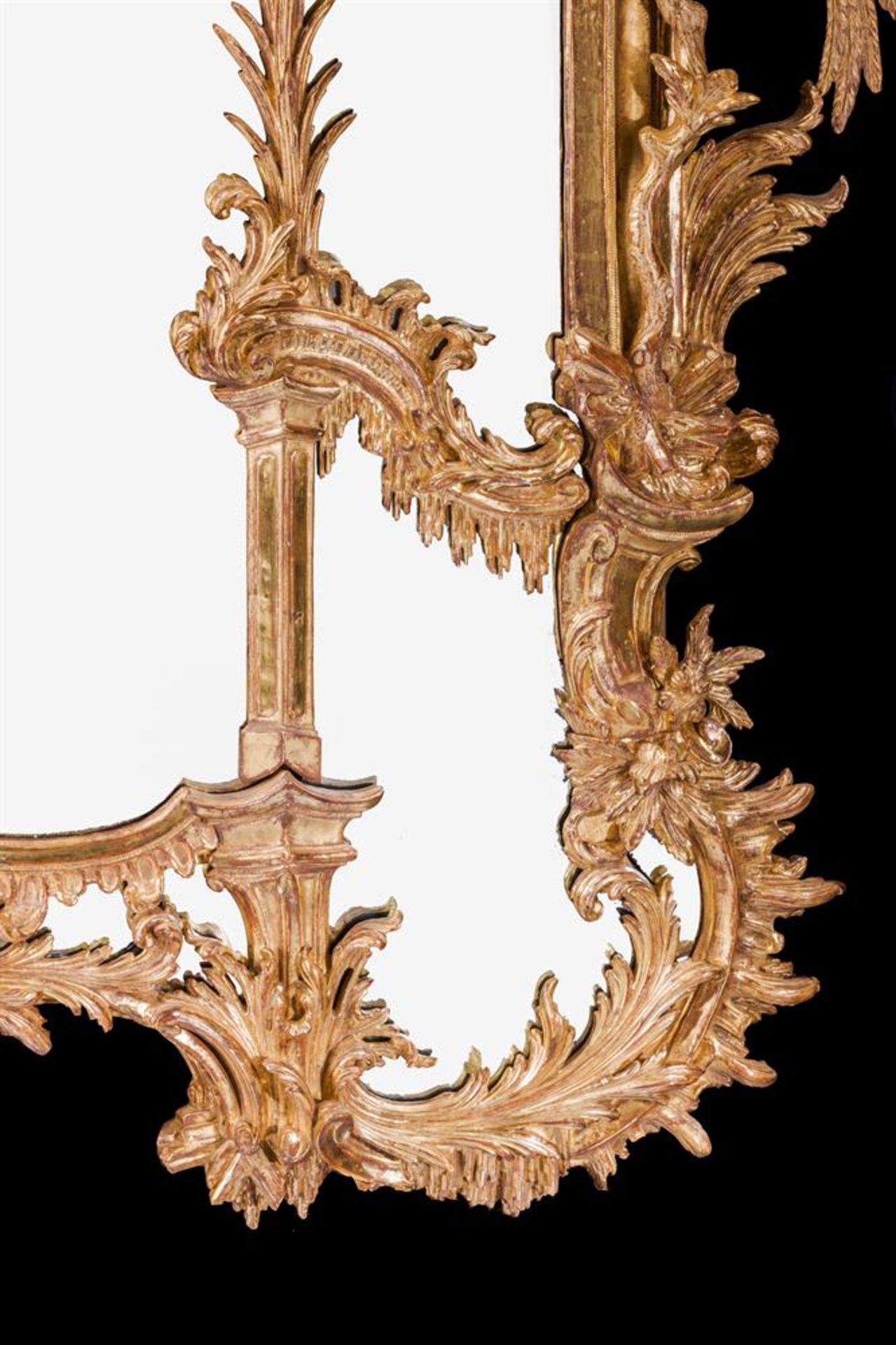 A PAIR OF MONUMENTAL CARVED GILTWOOD PIER MIRRORS, 19TH CENTURY - Bild 13 aus 13