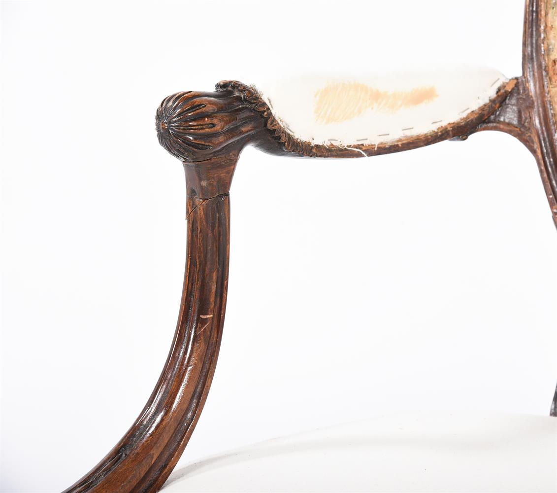 A PAIR OF GEORGE III BEECHWOOD ARMCHAIRSIN THE MANNER OF JOHN LINNELL - Image 2 of 9