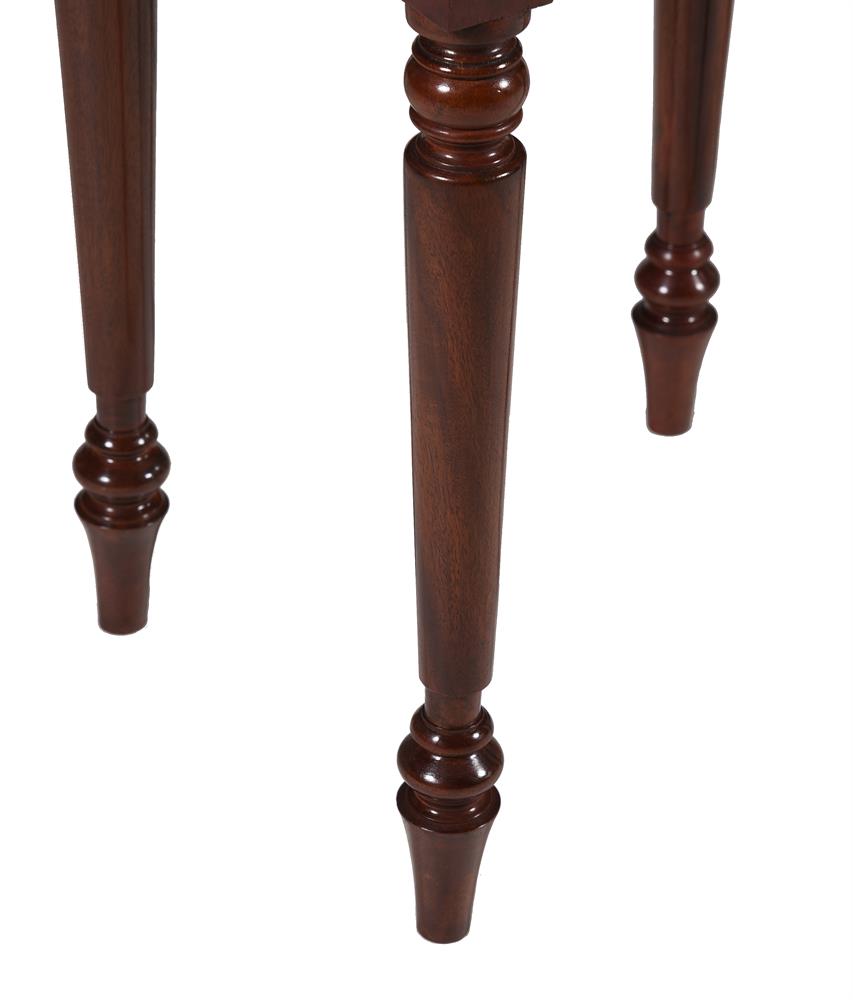 TWO MAHOGANY BEDSIDE CUPBOARDS, IN GEORGE IV STYLE, OF RECENT MANUFACTURE - Image 2 of 3