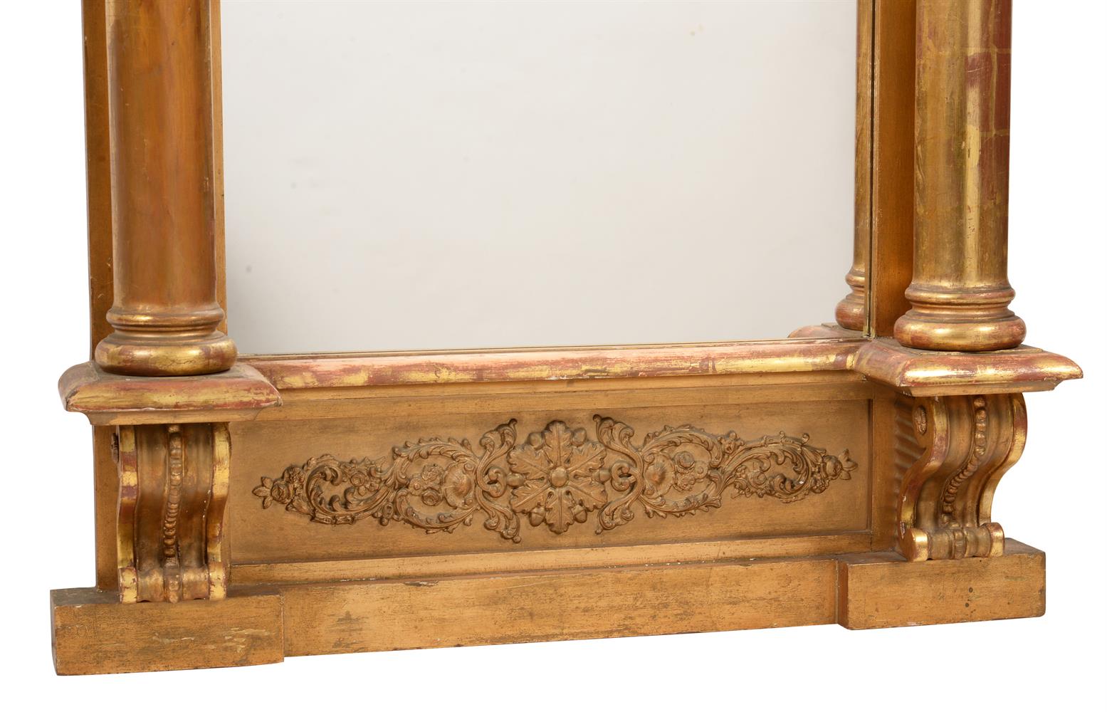 A LARGE REGENCY ARCHITECTURAL MIRROR, CIRCA 1815 - Image 3 of 4