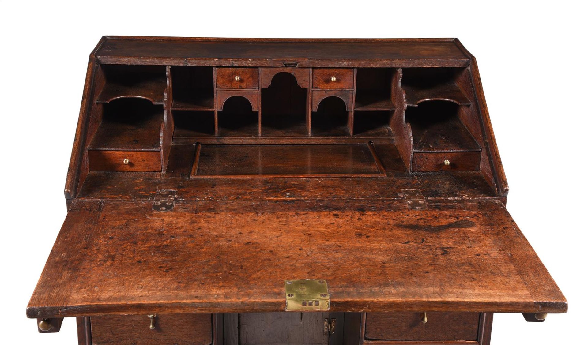 A WILLIAM & MARY OAK BUREAU, CIRCA 1690 - Image 3 of 3