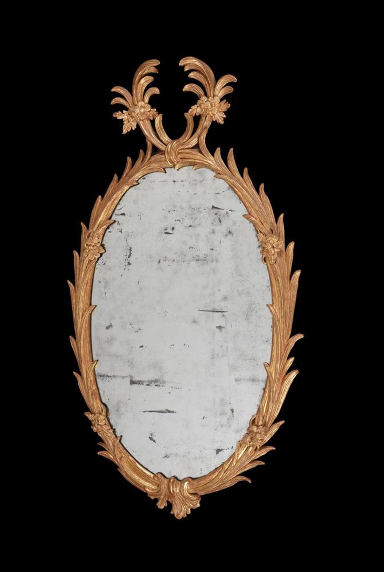 A PAIR OF GEORGE II GILTWOOD WALL MIRRORS, IN THE MANNER OF JOHN LINNELL, CIRCA 1755 - Image 3 of 12