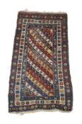 A CAUCASIAN RUG, POSSIBLY GENDJE, approximately 170 x 100cm