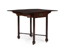 A GEORGE III MAHOGANY PEMBROKE OR BREAKFAST TABLE, IN THE MANNER OF CHIPPENDALE, CIRCA 1770