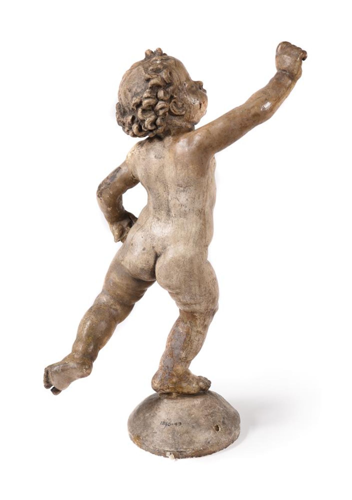 TWO PLASTER FIGURES OF PUTTI, ATTRIBUTED TO D. BRUCCIANI & CO, PROBABLY LATE 19TH CENTURY - Bild 2 aus 13