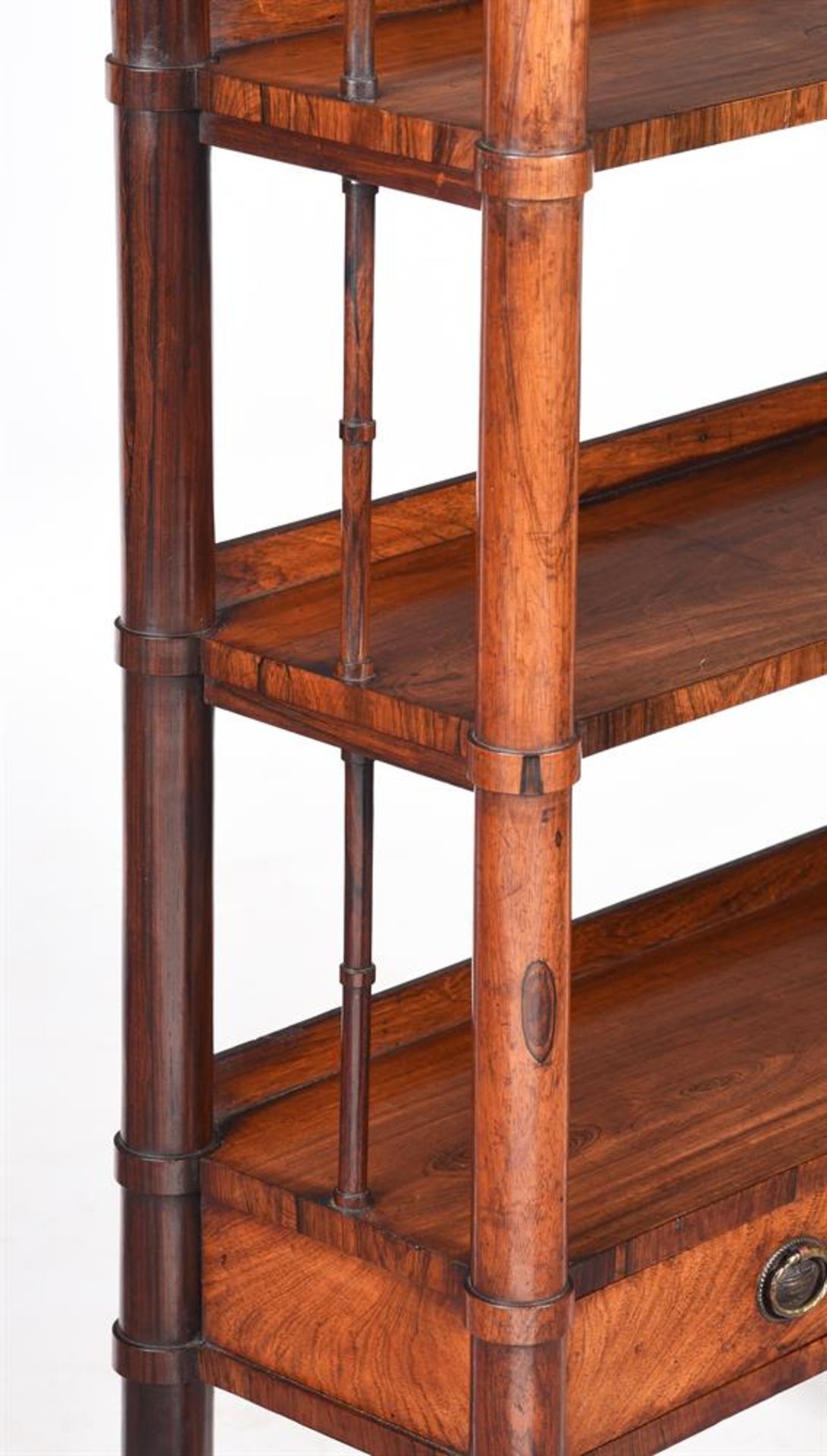Y A WILLIAM IV ROSEWOOD OPEN BOOKCASE, CIRCA 1830 - Image 3 of 4