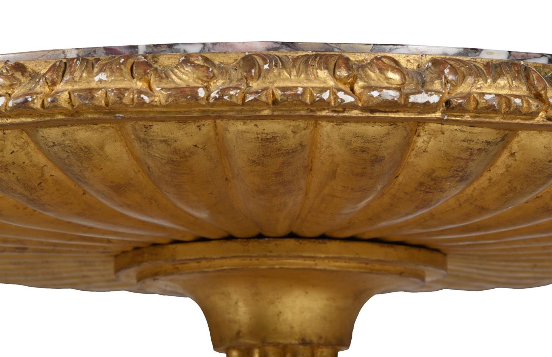 A WILLIAM IV GILTWOOD AND MARBLE TABLE, CIRCA 1835 - Bild 3 aus 6