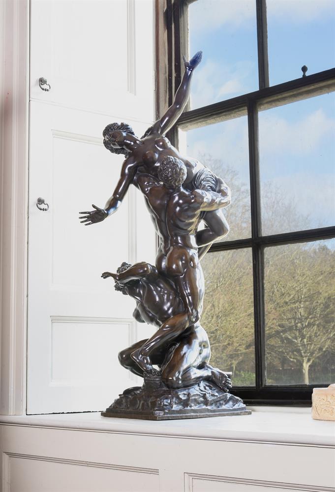 AFTER GIAMBOLOGNA (ITALIAN, 1529-1608), A LARGE BRONZE GROUP 'ABDUCTION OF THE SABINE WOMEN' - Image 3 of 6