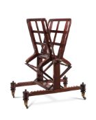 A REGENCY MAHOGANY FOLIO STAND, IN THE MANNER OF GILLOWS, CIRCA 1815
