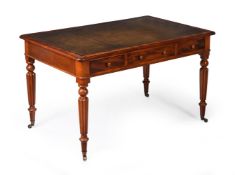 A WILLIAM IV MAHOGNAY WRITING TABLE, IN THE MANNER OF GILLOWS, CIRCA 1835
