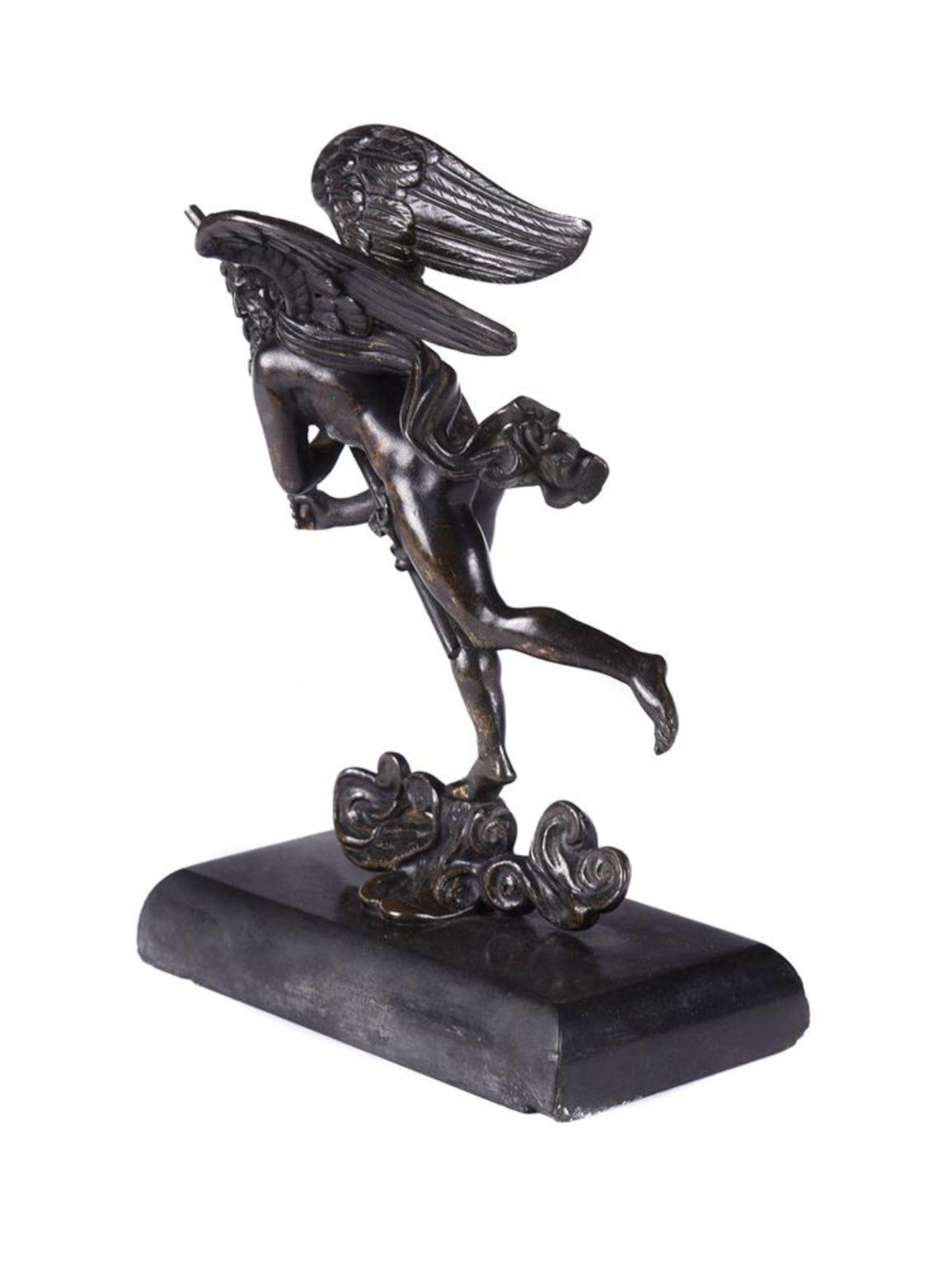 A BRONZE FIGURE OF CHRONOS, 19TH CENTURY, POSSIBLY FRENCH - Image 4 of 5
