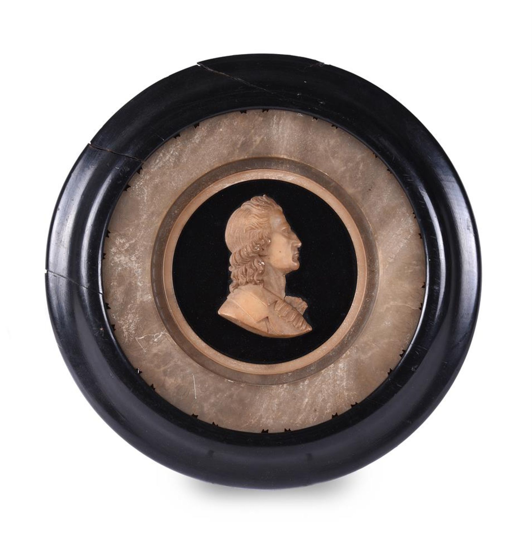 A WAX PROFILE PORTRAIT OF A PHILOSOPHER, 19TH CENTURY, FRENCH