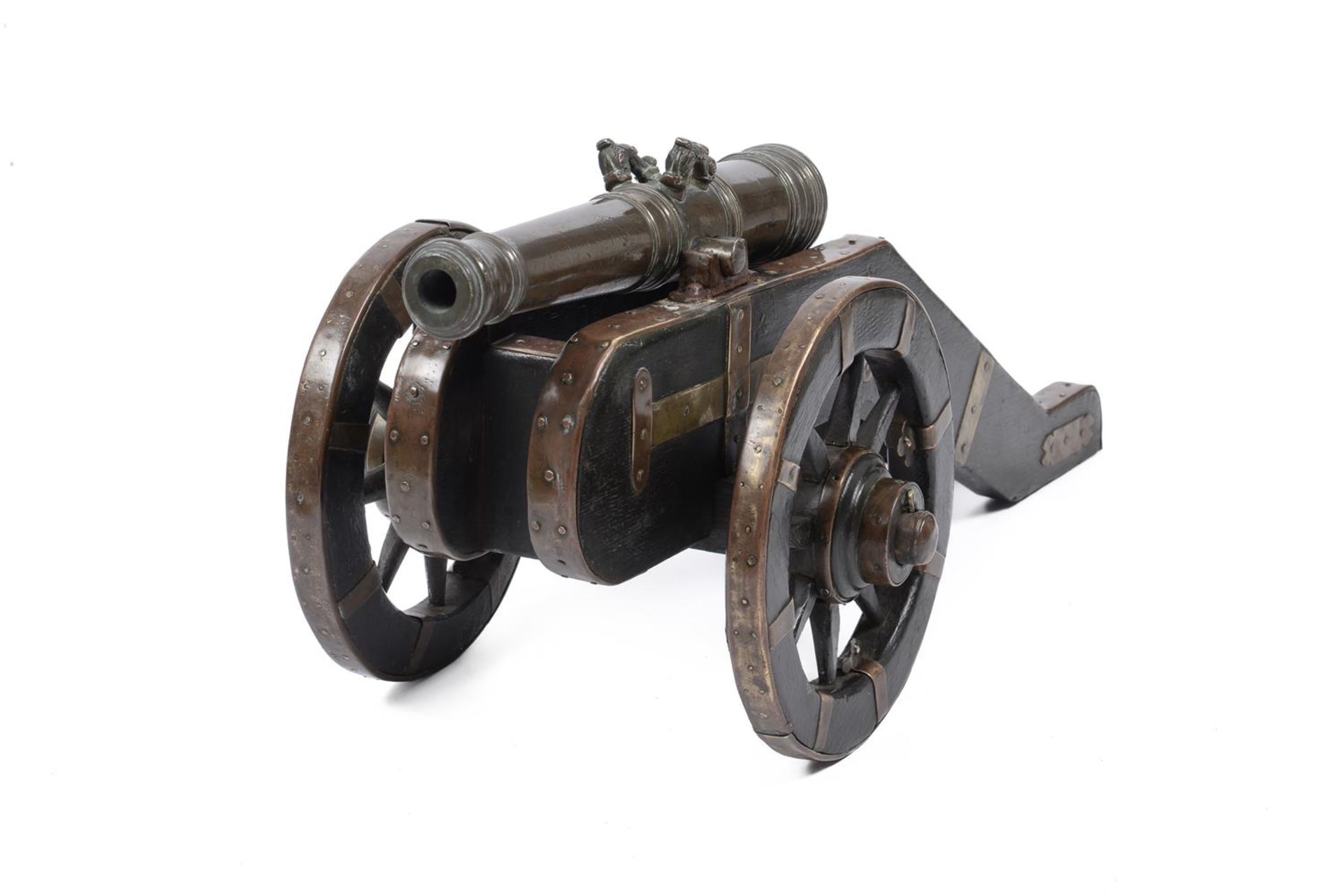 A BRONZE SIGNAL CANNON POSSIBLY DUTCH, 19TH CENTURY - Image 3 of 4