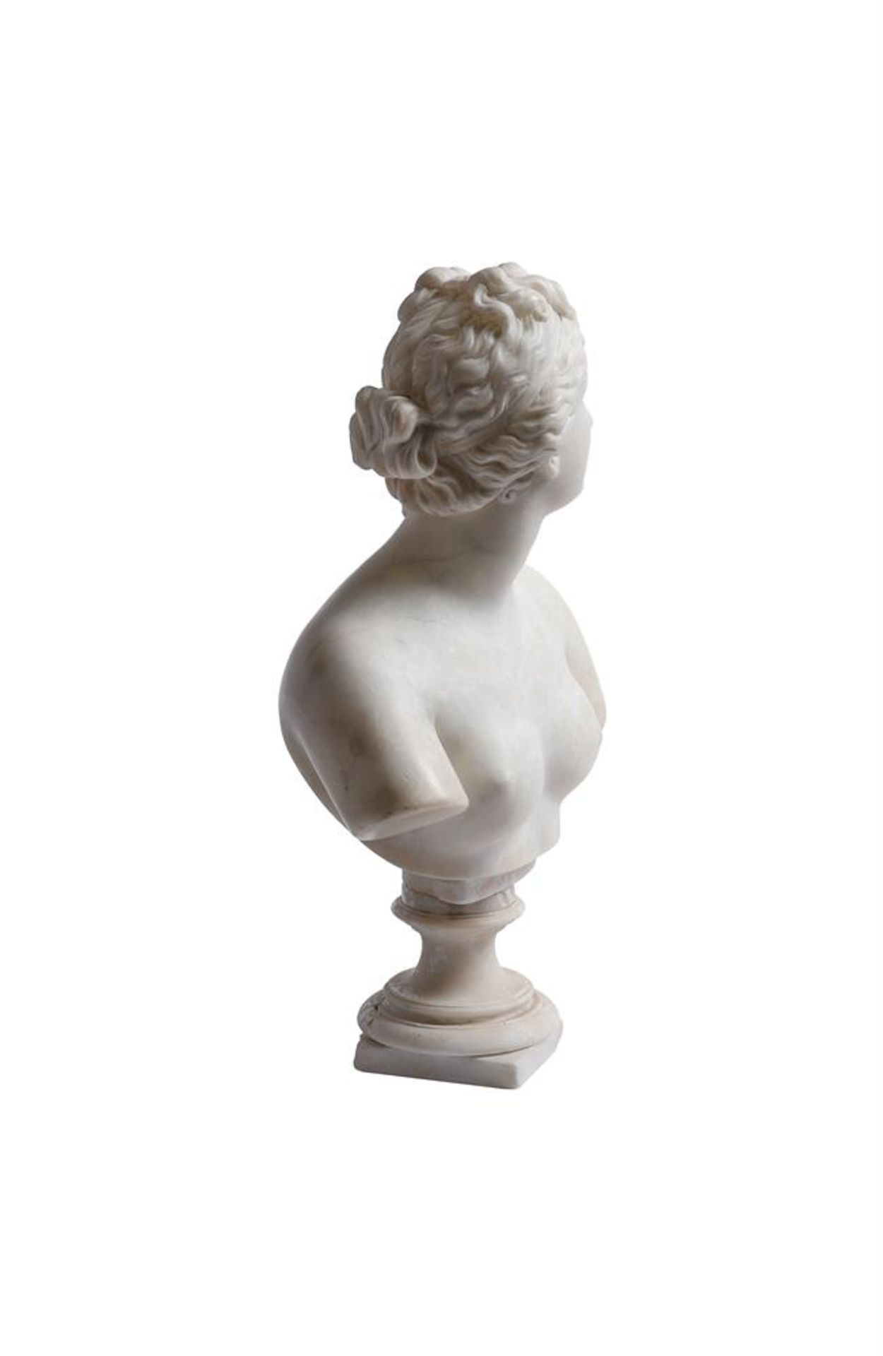 AFTER THE ANTIQUE, AN ALABASTER BUST OF APHRODITE, 19TH CENTURY, PROBABLY ITALIAN - Image 3 of 4