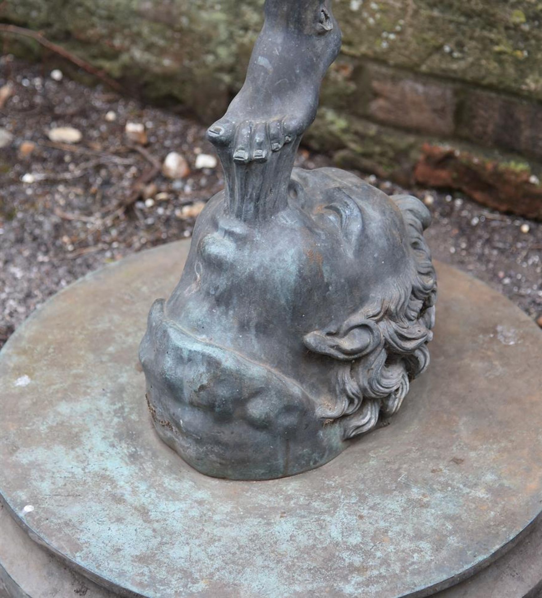 AFTER GIAMBOLOGNA, A LARGE BRONZE FIGURE OF MERCURY PROBABLY ITALIAN, 19TH/20TH CENTURY - Image 4 of 4