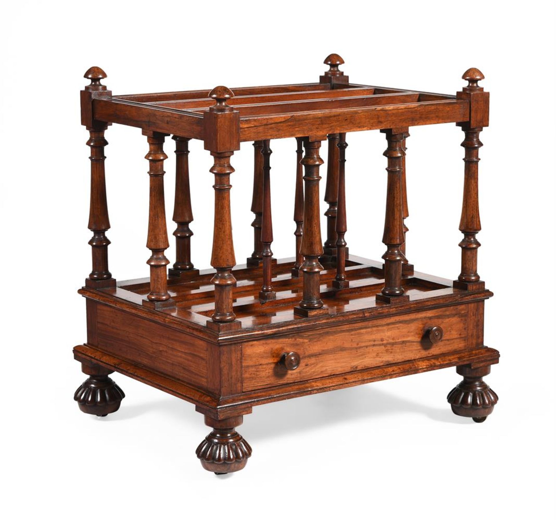 Y A WILLIAM IV ROSEWOOD CANTERBURY, BY GILLOWS, CIRCA 1835 - Image 2 of 5