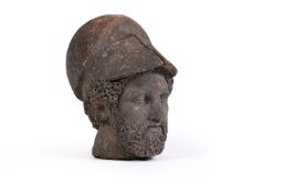AFTER THE ANTIQUE, A TERRACOTTA HEAD OF PERICLES, 20TH CENTURY
