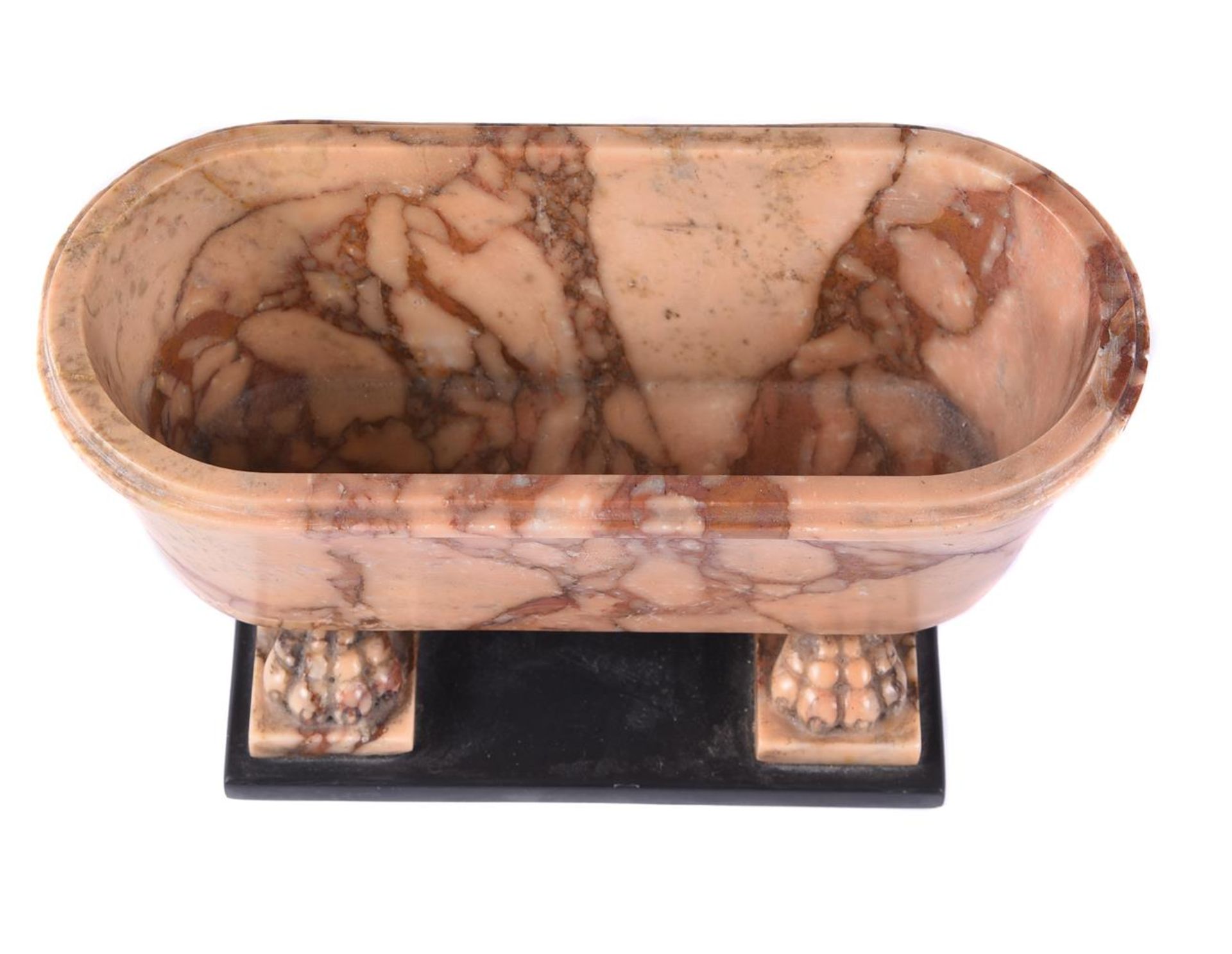 A MARBLE SARCOPHAGUS BATH, 19TH CENTURY ROMAN - Image 4 of 5