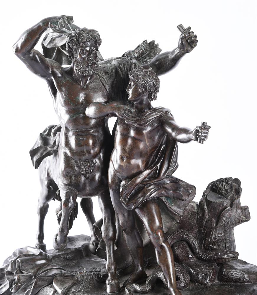 AFTER FRANÇOIS RUDE, A BRONZE GROUP ‘THE EDUCATION OF ACHILLES BY THE CENTAUR CHIRON’, 19TH CENTURY - Image 2 of 3