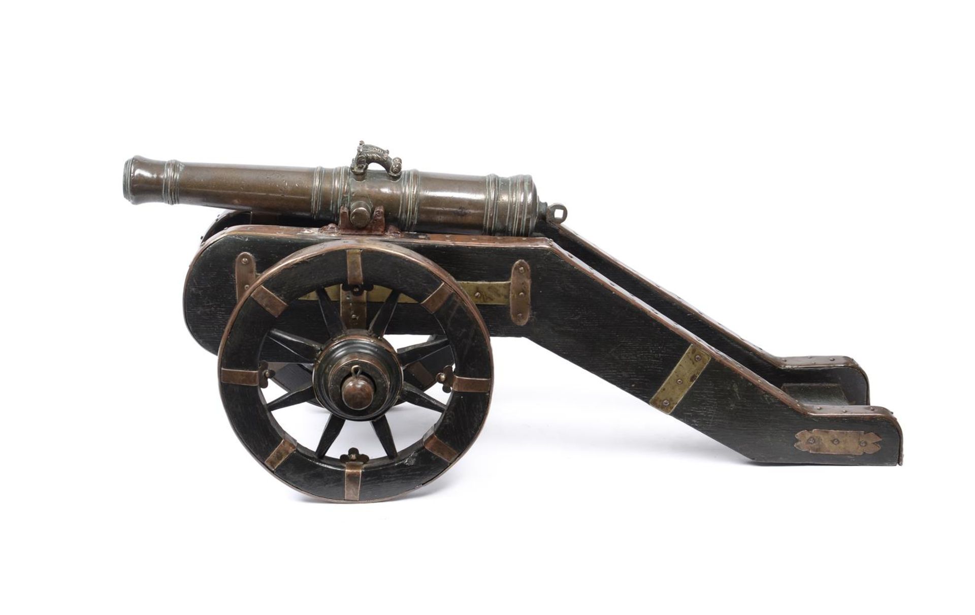 A BRONZE SIGNAL CANNON POSSIBLY DUTCH, 19TH CENTURY - Image 2 of 4