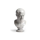 A PATINATED PLASTER BUST OF MARCUS TULLIUS CICERO, 19TH/EARLY 20TH CENTURY