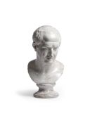 A PATINATED PLASTER BUST OF MARCUS TULLIUS CICERO, 19TH/EARLY 20TH CENTURY