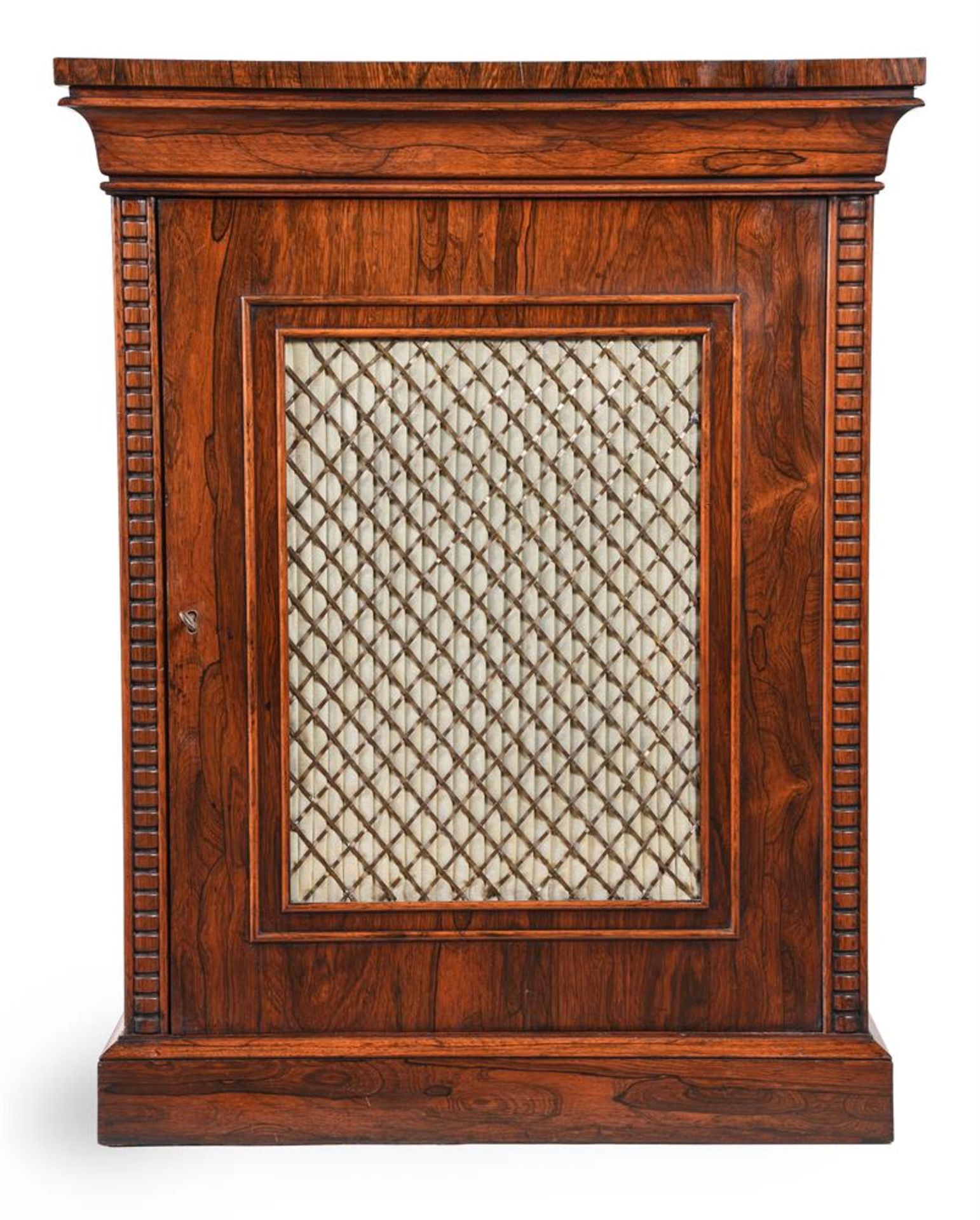 Y A PAIR OF WILLIAM IV ROSEWOOD SIDE CABINETS, CIRCA 1835 - Image 2 of 4