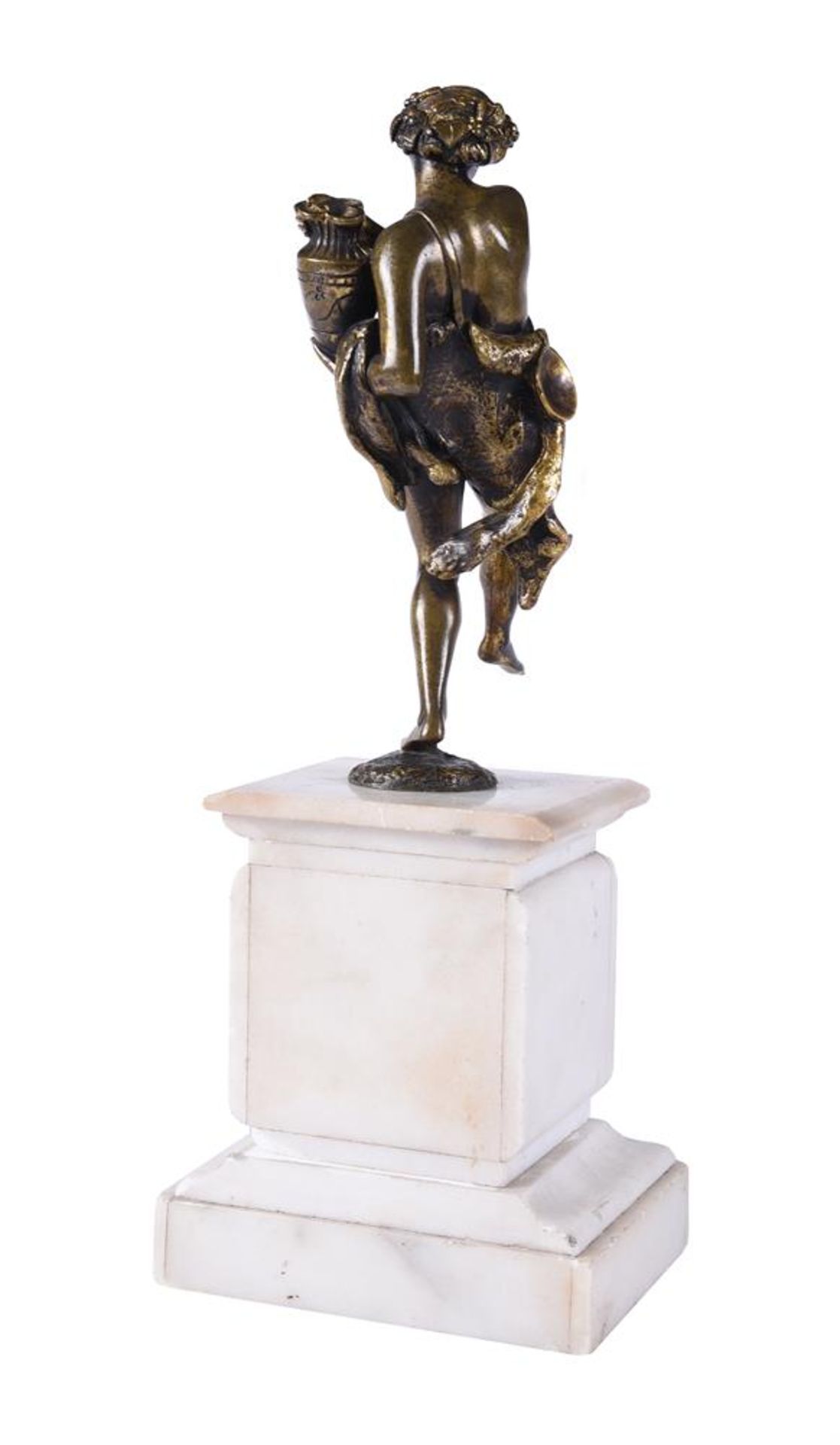 A GILT BRONZE FIGURE OF BACCHUS, 19TH CENTURY, ITALIAN - Image 3 of 4