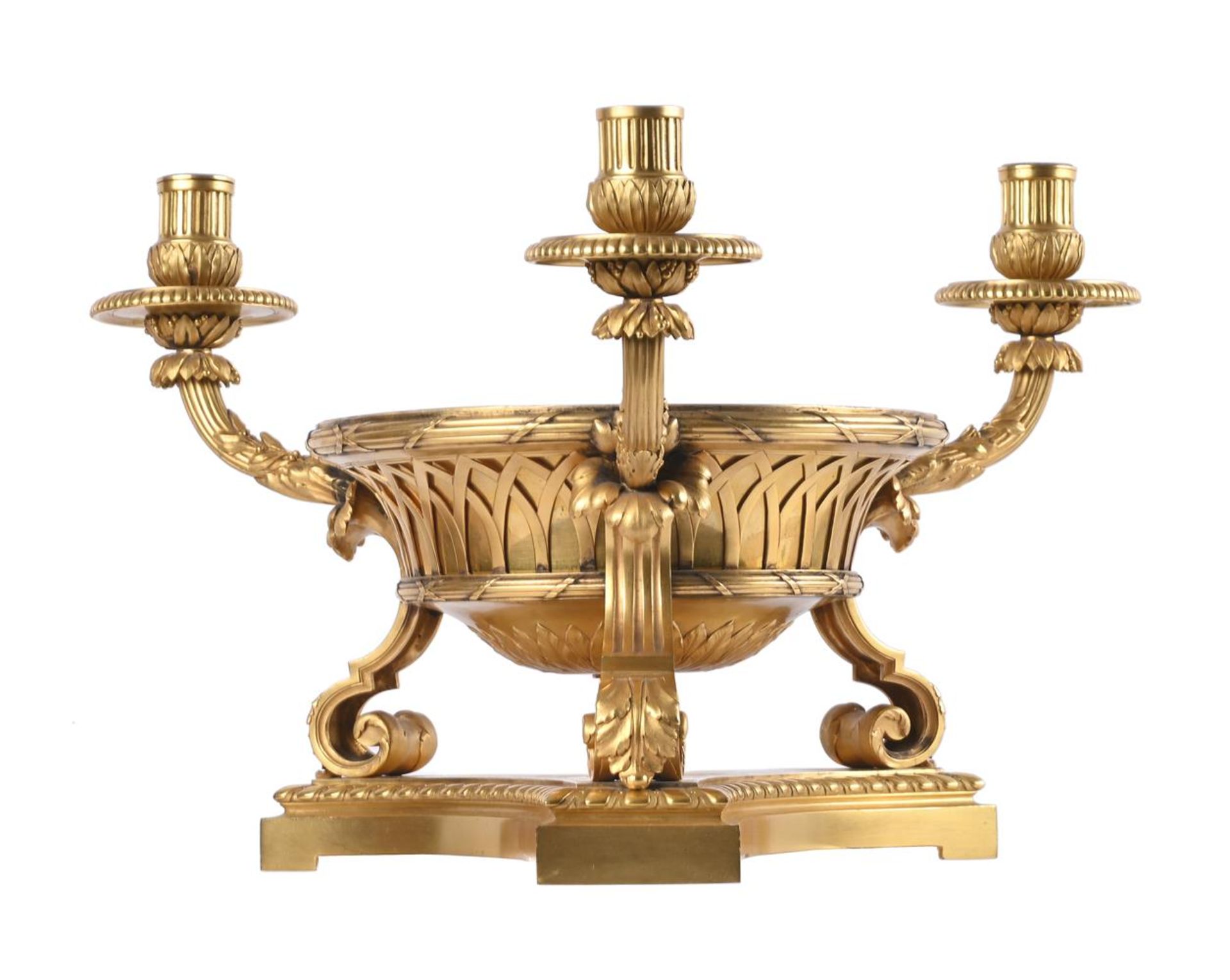 BOIN-TABURET (EST. 1873), AN ORMOLU CENTREPIECE, FRENCH, LATE 19TH/EARLY 20TH CENTURY