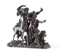 AFTER FRANÇOIS RUDE, A BRONZE GROUP ‘THE EDUCATION OF ACHILLES BY THE CENTAUR CHIRON’, 19TH CENTURY