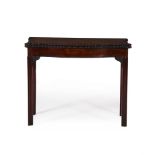 A GEORGE III MAHOGANY TEA TABLE, IN THE MANNER OF THOMAS CHIPPENDALE, LAST QUARTER 18TH CENTURY