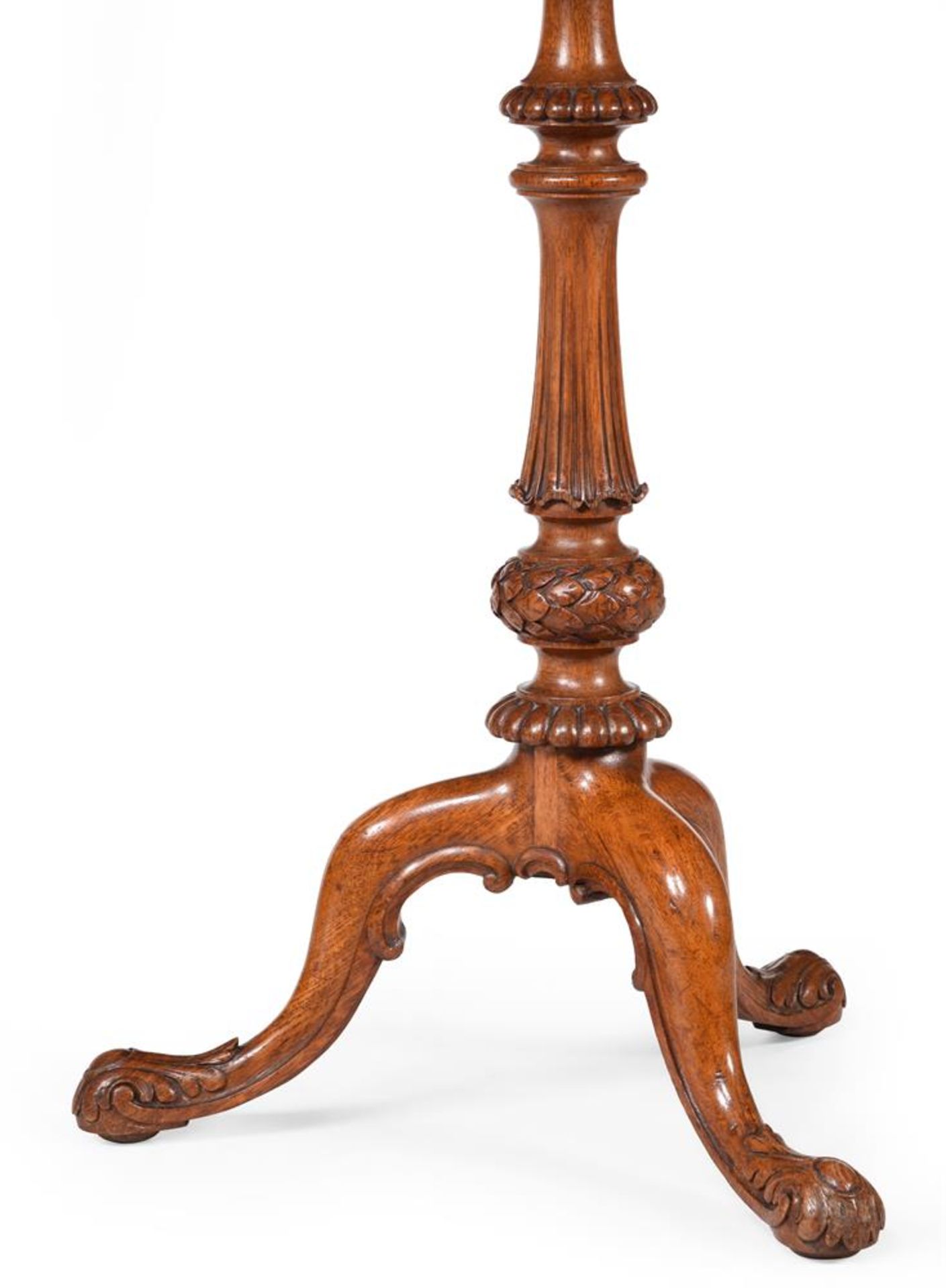 A VICTORIAN POLLARD OAK TRIPOD TABLE, ATTRIBUTED TO GILLOWS, SECOND QUARTER 19TH CENTURY - Image 5 of 7