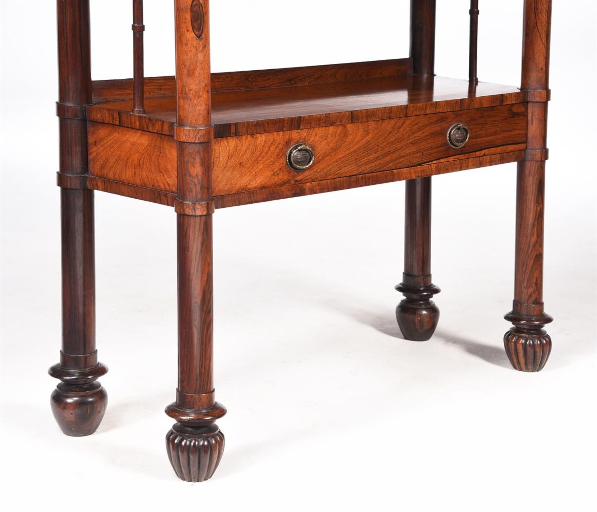 Y A WILLIAM IV ROSEWOOD OPEN BOOKCASE, CIRCA 1830 - Image 4 of 4