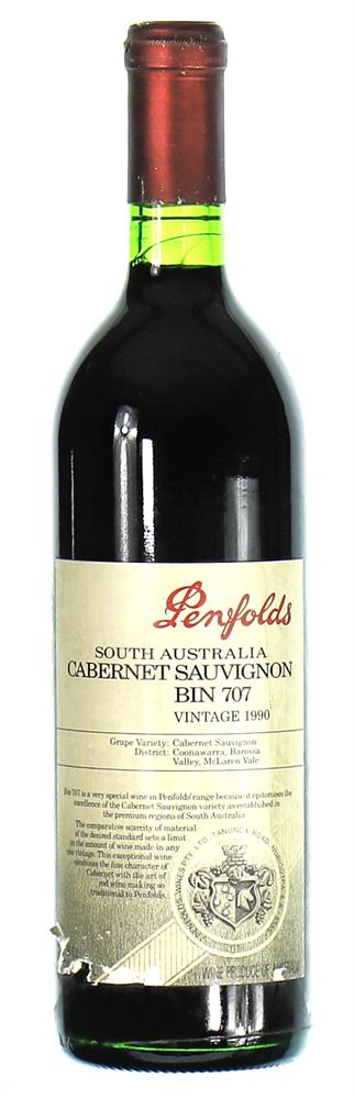 1990 Penfolds, Bin 707 Cabernet Sauvignon, South Australia