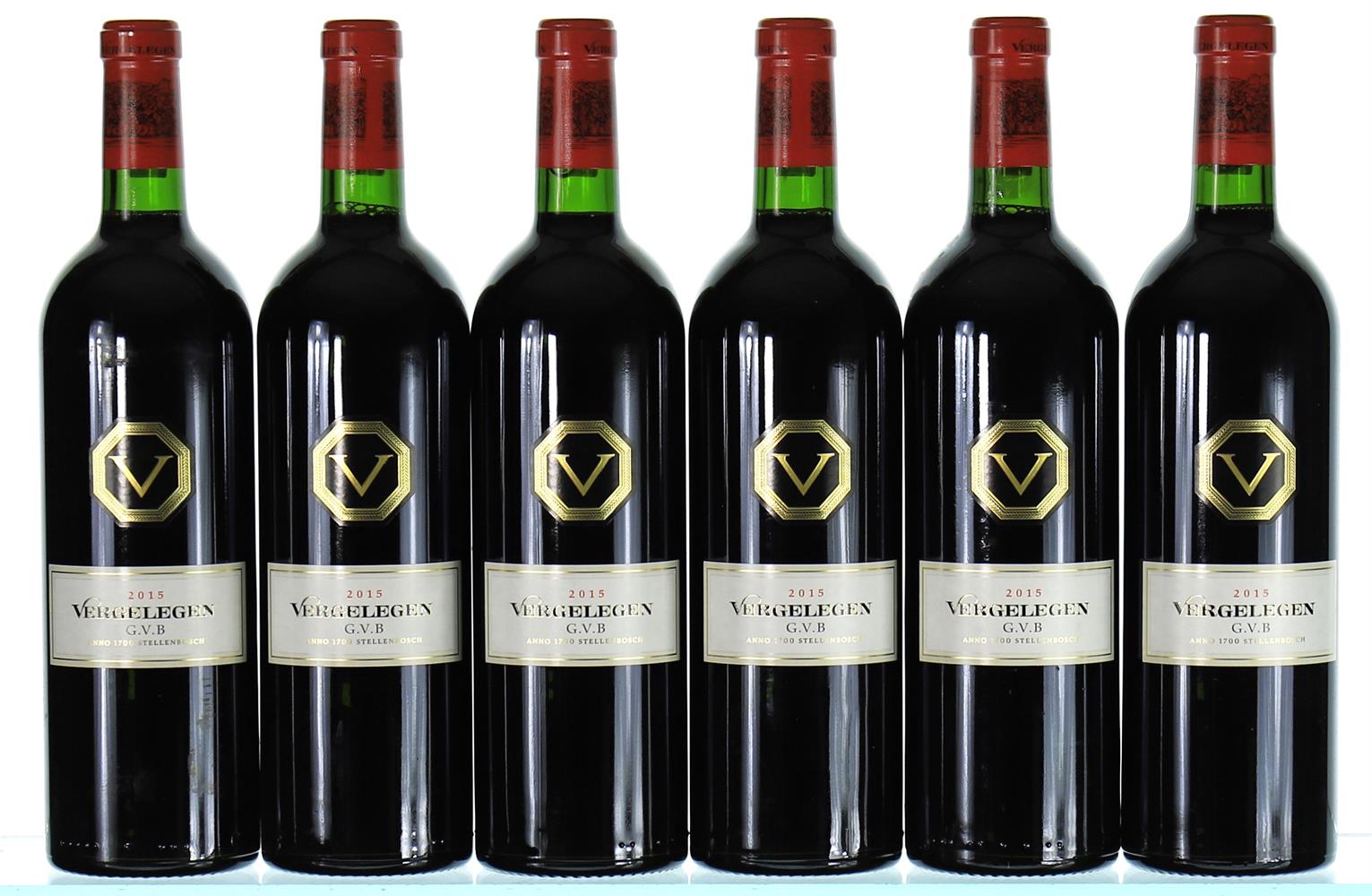 ß 2015 Vergelegen, Flagship Range GVB Red Stellenbosch - In Bond